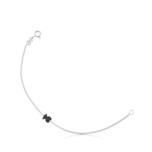 Bolsas Tous Silver Motif with Spinel Bracelet