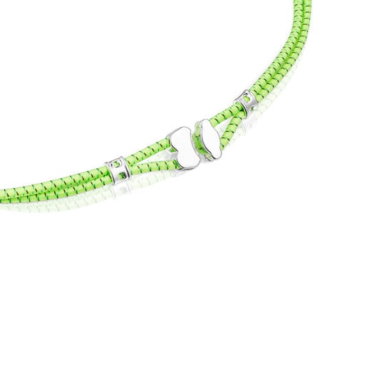 Tous Pendientes Lime green Sweet Dolls Elastic necklace
