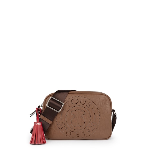 Perfume Tous Mujer Small brown bag Leather Crossbody Leissa