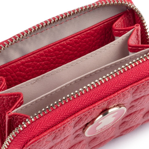 Love Me Tous Medium red Leather Sherton Change purse