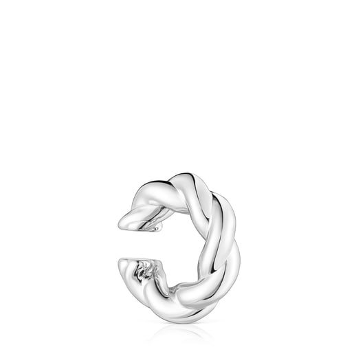 Tous silver Twisted Earcuff XL