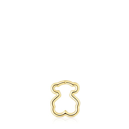Tous with bear Gold motif Basics Earring 1/2 TOUS