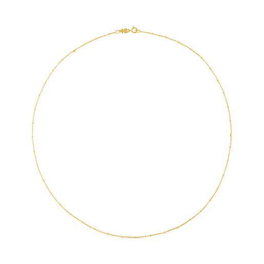 Tous 45 cm interspersed TOUS balls. with Chain Gold Choker