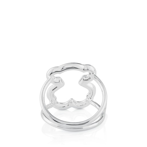 Bolsas Tous Silver New Carrusel Ring Bear motifs 2cm