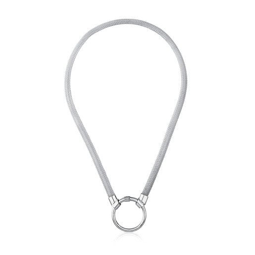 Tous Silver Hold Necklace