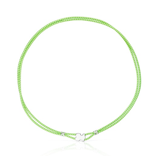 Tous Elastic green Lime necklace Sweet Dolls