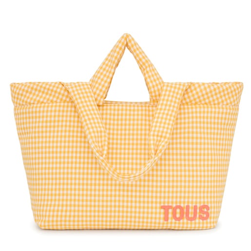 Tous yellow Carol bag Tote TOUS Vichy Large
