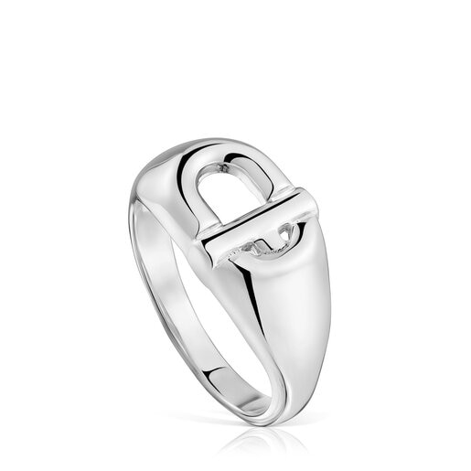TOUS MANIFESTO Signet ring in silver | 