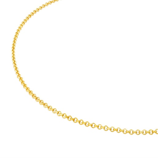 Colonia Tous Necklace of vermeil silver with cm TOUS rings 45 Chain
