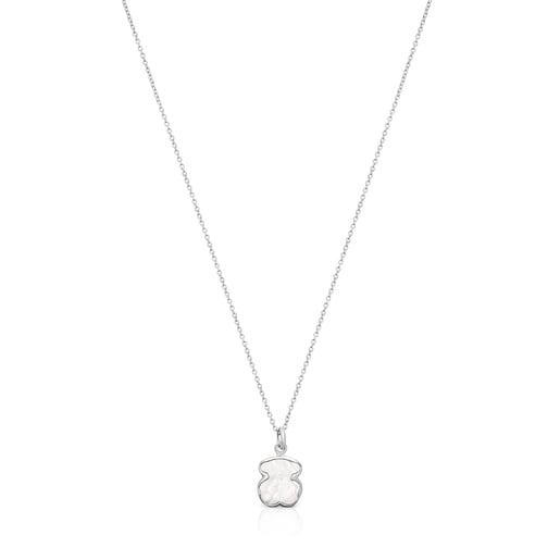 Silver and rock Crystal Sweet Dolls Color Necklace | 