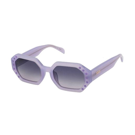 Tous Sunglasses Geometric Lilac-colored