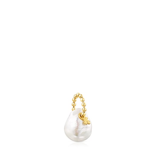 Colonia Tous Silver Vermeil Gloss Pendant with Pearl