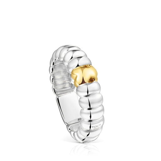 Anillos Tous Silver and silver vermeil Garden Ring Virtual