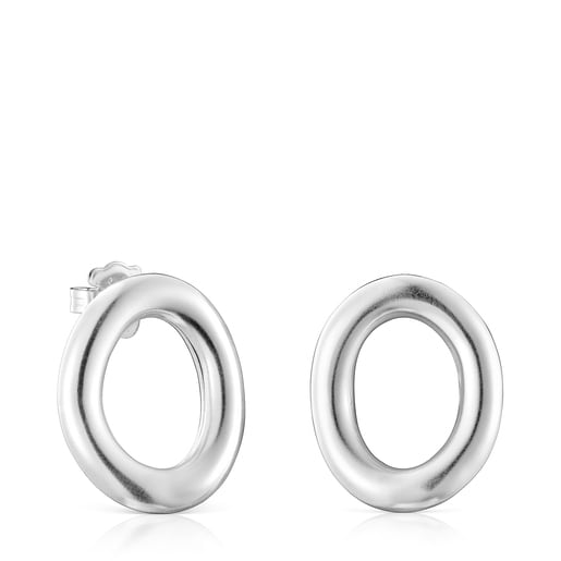 Silver TOUS Hav Circle earrings | 
