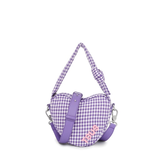 Lilac heart Crossbody bag TOUS Carol Vichy | 