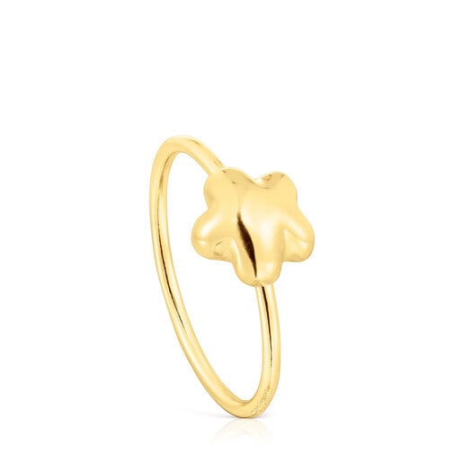 Gold Flower ring TOUS Balloon | 
