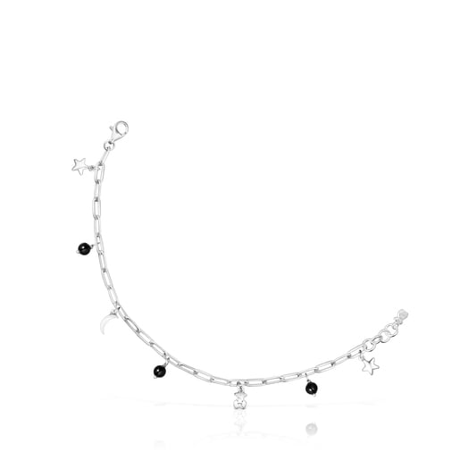 Silver Magic Nature Bracelet with onyx