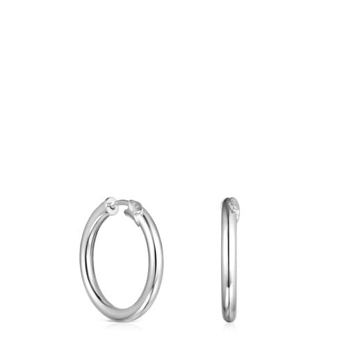 Tous in Earrings Silver Basics small TOUS