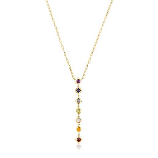 Tous Pulseras Magic Nature Necklace with gemstone strip
