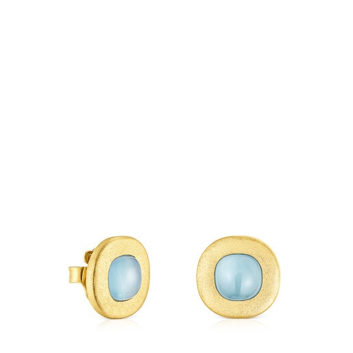 Tous Silver with Earrings vermeil chalcedony Nattfall