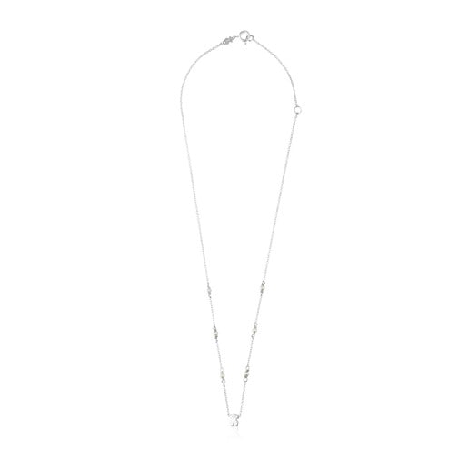 Bolsas Tous Silver Super Power Necklace Pearls with