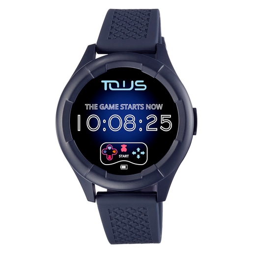 Tous Love Me Smarteen Connect Sport silicone Watch strap with blue