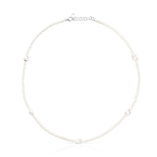 Tous with Oceaan Necklace Pearl silver