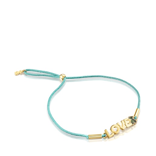 TOUS Crossword Love Bracelet with chrome diopside | 