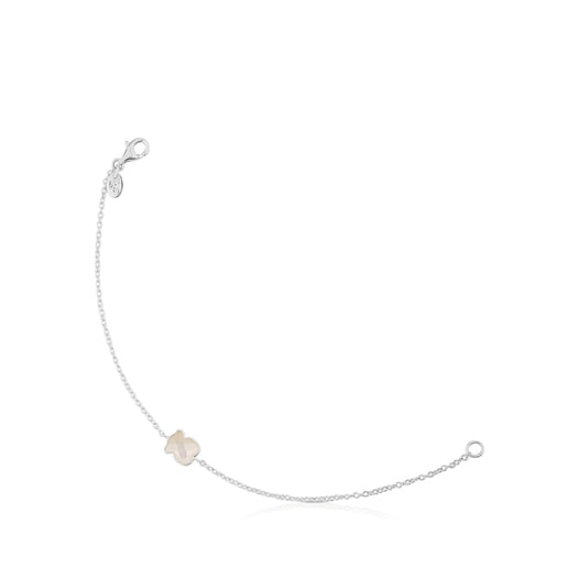 Tous Bracelet with faceted TOUS Color mother-of-pearl Silver