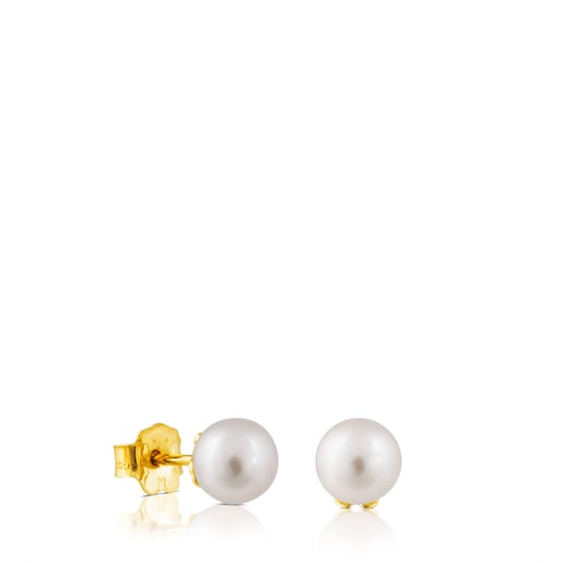 Relojes Tous Gold TOUS Pearl Earrings with