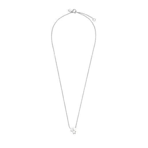 Bolsas Tous Nocturne Silver Necklace with Pearl