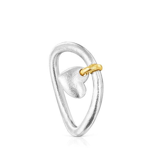 Tous Ring Luah heart Two-tone