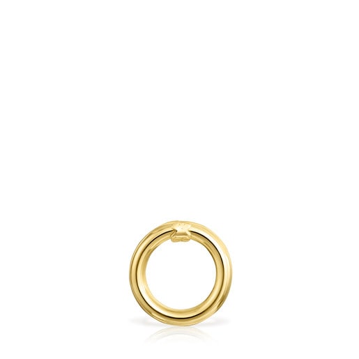 Tous Vermeil Ring Small Hold Silver