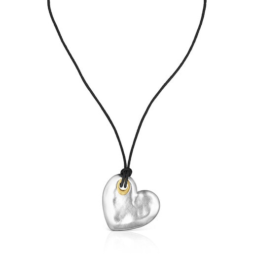Silver Luah heart Necklace | 