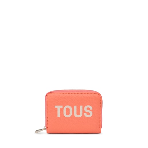 Love Me Tous Orange leather TOUS Balloon Change purse