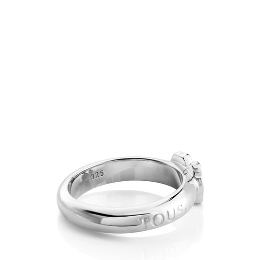 Anillos Tous Silver TOUS Gen Ring with motif Bear Spinels
