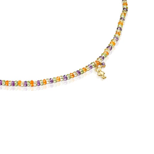Relojes Tous Mujer Gold TOUS Bear Teddy Choker with gemstones