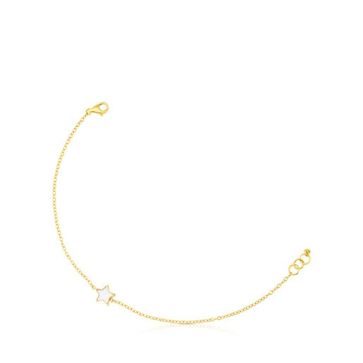 Gold and Mother-of-pearl XXS star Bracelet | 