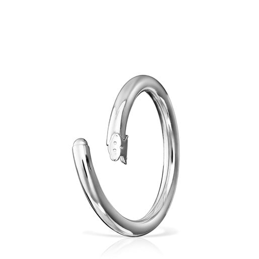 Colonia Tous Large Silver Hold Ring