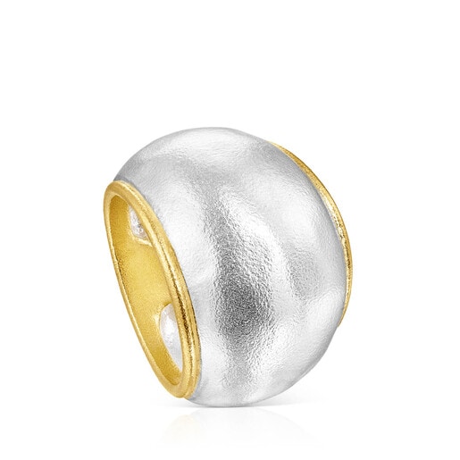 Tous Luah Ring domed Two-tone