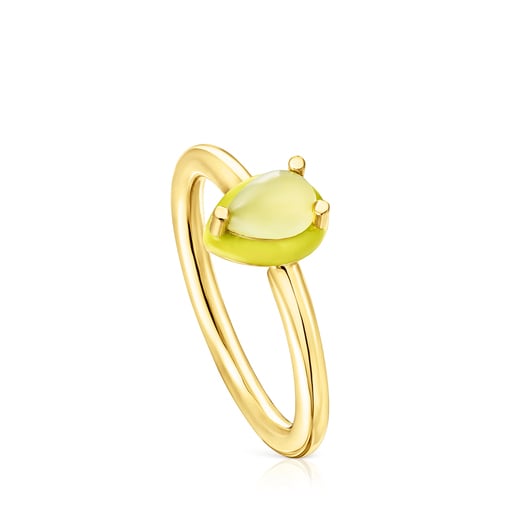Tous and chalcedony Ring TOUS Colors Vibrant enamel with