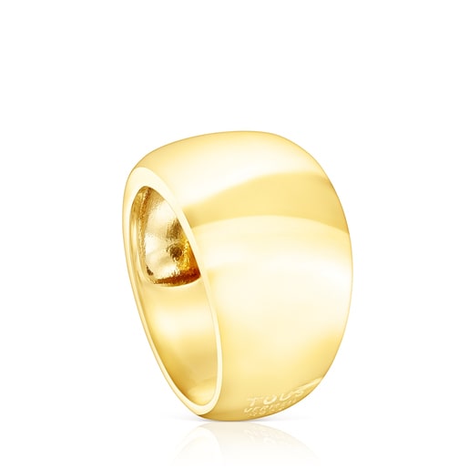 Silver Vermeil TOUS Basics Domed ring | 
