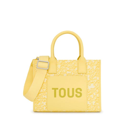 Tous Amaya Evolution Medium yellow Mini Shopping bag Kaos