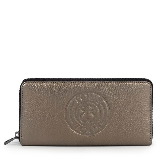 Medium gray Leather New Leissa Wallet | 