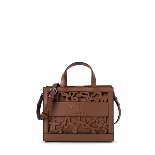 Tous bag brown Medium shopping Kaos Shock Amaya