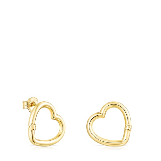 Tous Gold Hold heart Earrings