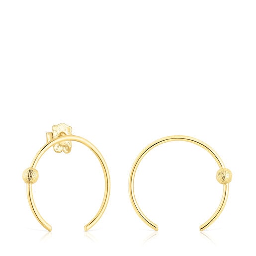Tous Sylvan Gold Circle earrings
