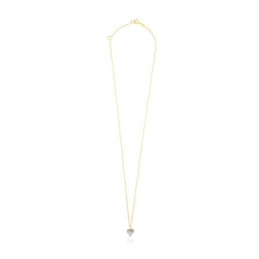 Tous Pulseras Gold and Mother-of-pearl XXS heart Necklace