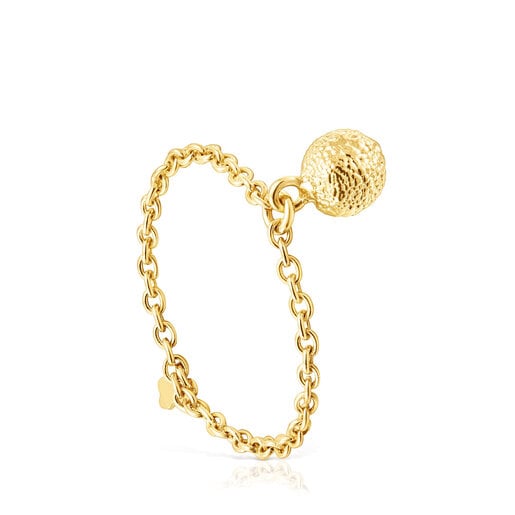 Gold Chain ring Sylvan | 