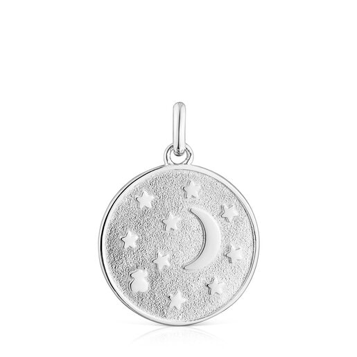 Silver moon and stars Medallion Efecttous | 